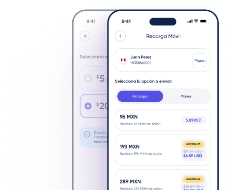 Recargas móviles