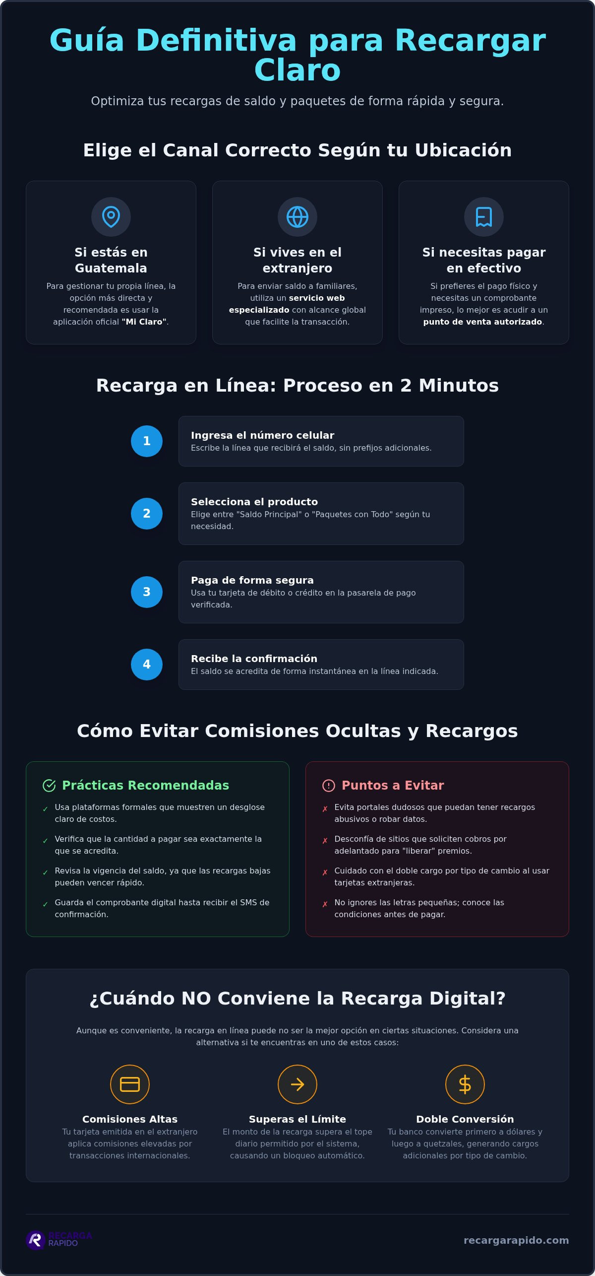 Recargar claro guatemala en linea: when it is a good fit and what to watch