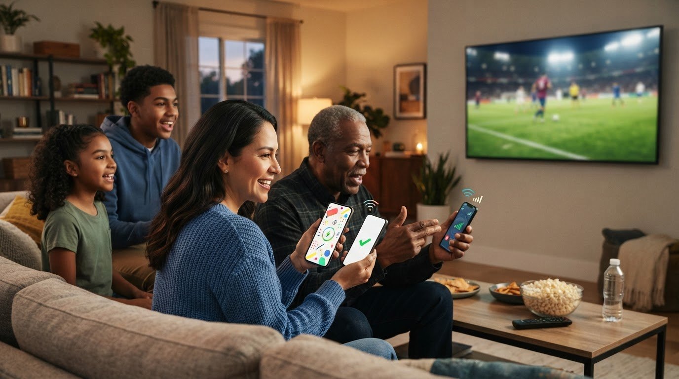 Cómo recargar saldo para que mi familia vea un partido