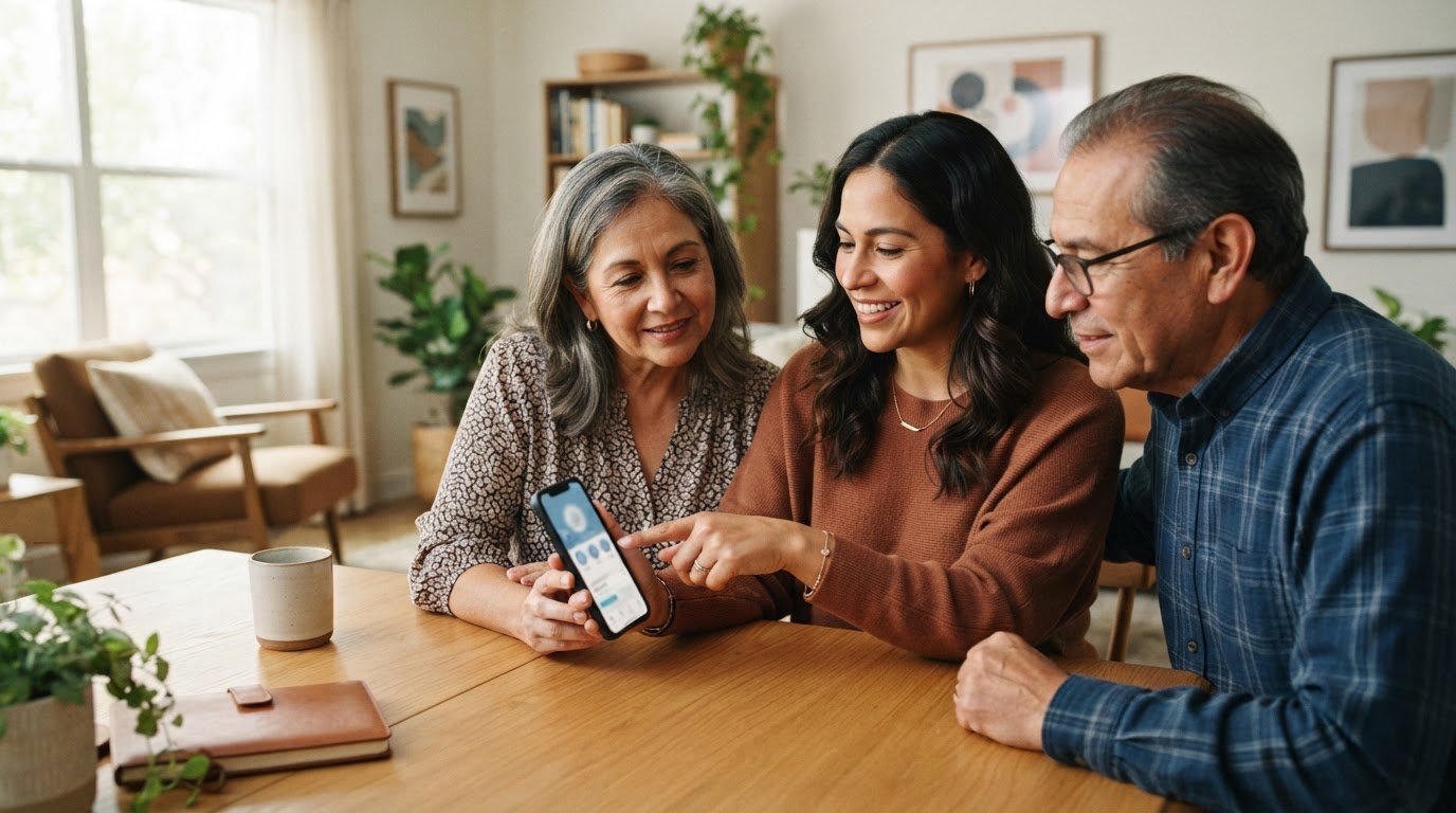 Cómo enseñar a tus padres a usar una app de recargas: guía fácil