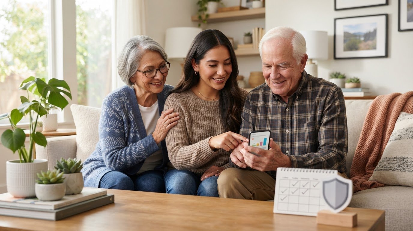 Cómo asegurar que tus abuelos siempre tengan minutos en su celular